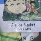 Studio Ghibli My Neighbor Totoro Fleece Blanket 45   x 60    Hot Topic Unopened