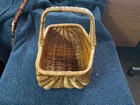 Vintage Wicker Basket 10 Inches By 7 Inches 