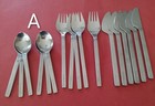 45pc Lufthansa Stainless In Flight Flatware Knives Forks Spoons Wmf Henckels  