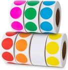 3500 Pcs Colored Dot Stickers  3 4  Label Sticker Round Color Coding Labels