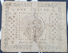 August 14  1776 Continental Currency  1  cc-31  - Vg Condition