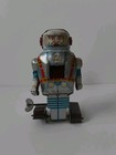 Vintage Noguchi Mechanical Space Man Astronaut Robot tin Toy  Japan 1960 s works