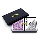 Copag Elite 1546 Playing Cards Poker Size Jumbo Index Purple gray Double 814-1