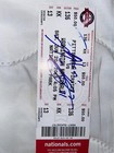 Max Scherzer Autographed No Hitter Ticket Nationals Rangers 6 20 15 W photos