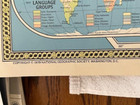 National Geographic Map Of The Political physical World 1979 Excellent Condition