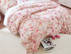 Pottery Barn Teen Monique Lhuillier Jolie Quilt Full queen 86  Sq   Pink Floral
