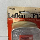 Nos Lufkin 16    Ft Mezurall Tape Measure Nos Usa W9316 New White Clad    