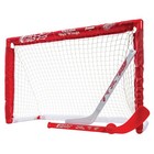 Mini Hockey Set For Kids - Indoor Knee Hockey Goal  Ball   2 Sticks - Ages 3 