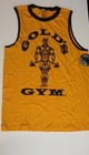 Golds Gym Muscle Joe Contrast Athlete Tank Top Gold Bodybuilding Size  Medium 