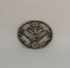 Vintage Pewter Southwestern Flying Eagle Belt Buckle Made In Usa Ssi