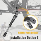 Cyclingdeal Adjustable Bike Kickstand Centre Mount Type 24    To 29    Mtb Bicycle