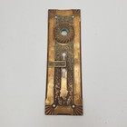 Antique Corbin Empire Fanciful Beasts Brass Entry Mortise Lockset W keys  8590