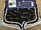 New Champion 2 Pairs  2 5  Black blue 2-pack Active Shorts Size 10 12 Girls