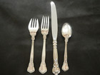 Vintage Gorham Chantilly Sterling Silver 4 Piece Place Setting - No Monogram