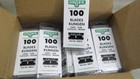 2 Boxes Unger Srb10 Ergotec Stainless Steel Safety Scraper No  9  Blades
