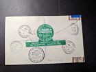 1932 Registered England Airmail First Flight Cover Ffc Salford To Quebec Canada
