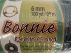 new        bonnie Macrame Craft Cord Large Roll - 6mm X 100yd - Green  Color