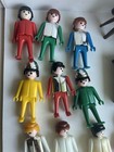 1974 Playmobil Geobra Figure Lot Horse Picnic Table Castle Vintage Look 