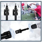 Top Wind Jack Trailer Crank Handle Cordless Drill Adapter With 1 2 Inch Socket 