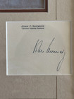 John F  Kennedy   Signed Autographed United States Senate Card Jfk   Jsa Loa