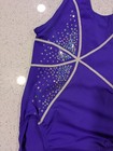 Beautiful Gk Elite Child Small Gymnastics Dance Leotard Royal Purple Sequins