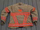 Firefighter Turnout Bunker Coat Jacket  Size 46  Brown  Lion Janesville 