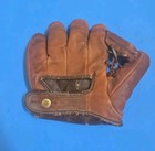 1940 s Billy Herman Jc Higgins Vintage Split Finger Baseball Glove Chicago Cubs