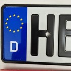 Germany License Plate     free         He Uk 2000   European German Tag