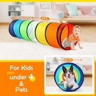 Kids Play Tunnel Tent For Toddlers  Colorful Pop Up Crawl Tunnel Toy For Baby   