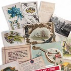 Antique 1900s-1920s Ephemera Including Postcards  Photos  And Advertisements