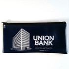 Vintage Union Bank Grand Rapids Michigan Zippered Deposit Bag Money Cash Pouch