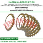 Clutch Friction Plates   Cover Gasket For Harley Sportster 1200 Xlh1200 1989-03