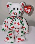 Ty Beanie Baby - Pippo The Italian Bear  italy Exclusive  Mint With Mint Tags