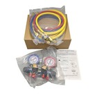 Oem 49968 4-valve Test And Charging Manifold Gauges R-22 404a 410a Us