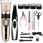 Professional Cat Dog Hair Clipper Grooming Kit Rechargeable Pet Hair Trimmer Sha