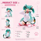 Hatsune Miku Desktop Cute Figure With Cat Ears T Shirt Ver Taito 2024 No Box