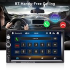 7  Double Din Car Stereo Audio Bluetooth Mp5 Player Usb Fm Multimedia Radio     