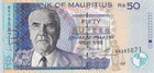 Mauritius 50 Rupees  2009  - Building Complex p50e Unc