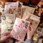 Vintage Scrapbooking Stickers 100pcs - Junk Journal Diy Paper Kit
