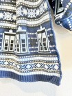 Nwt Doctor Who Knit Scarf Blue white 76  Tardis Daleks Lovarzi Official Acrylic