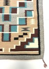      antique Navajo Weaving Rug Authentic Native American W  Hanger Excellent 38x23