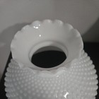 Vintage Milk Glass Hobnail 9 5    Fitter Base Lamp Shade globe