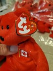 Ty Beanie Baby Pierre Teddy Bear Canada Exclusive  Mwmt Bean Bag Plush