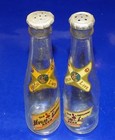 Vintage Miller High Life Miniature Beer Bottles Salt   Pepper Shakers