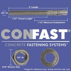 3 8  X 3  Wedge Anchor Zinc Plated  box Of 50 