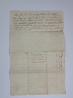 1700s Town Document Usa 1798 Lunenburg Ma Vote Congress Rep Oct 17 Worcester