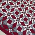 Handmade Original Ocean Storm Cotton Sewing Patchwork Queen Quilt Top topper