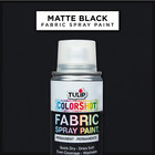 Tulip Colorshot Instant Fabric Color 3oz Dyeing Desing Spray Paint Black