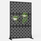 Elegro Metal Privacy Screen Panel Outdoor 72 h 44 w For Garden  Fence  Balcony