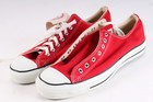 Vintage Converse Chuck Taylor All Star Red Low Mens Size 13 Ds Nib Usa Made 